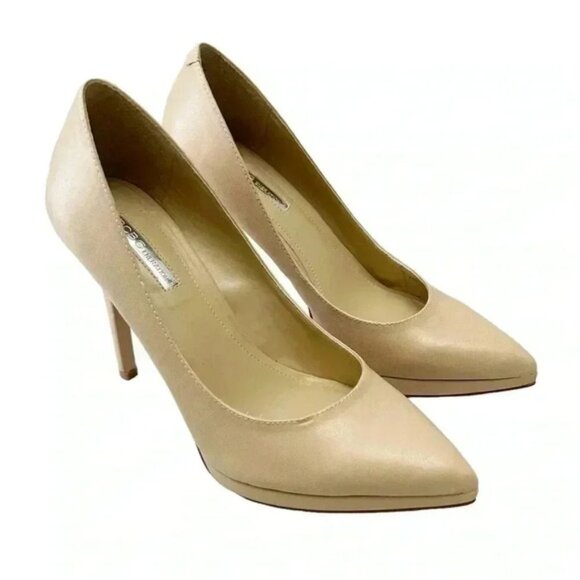 BCGBeneration Pumps Pointy Toe High Heel Platform Stilettos Nude Court Shoes 7 - Picture 2 of 16